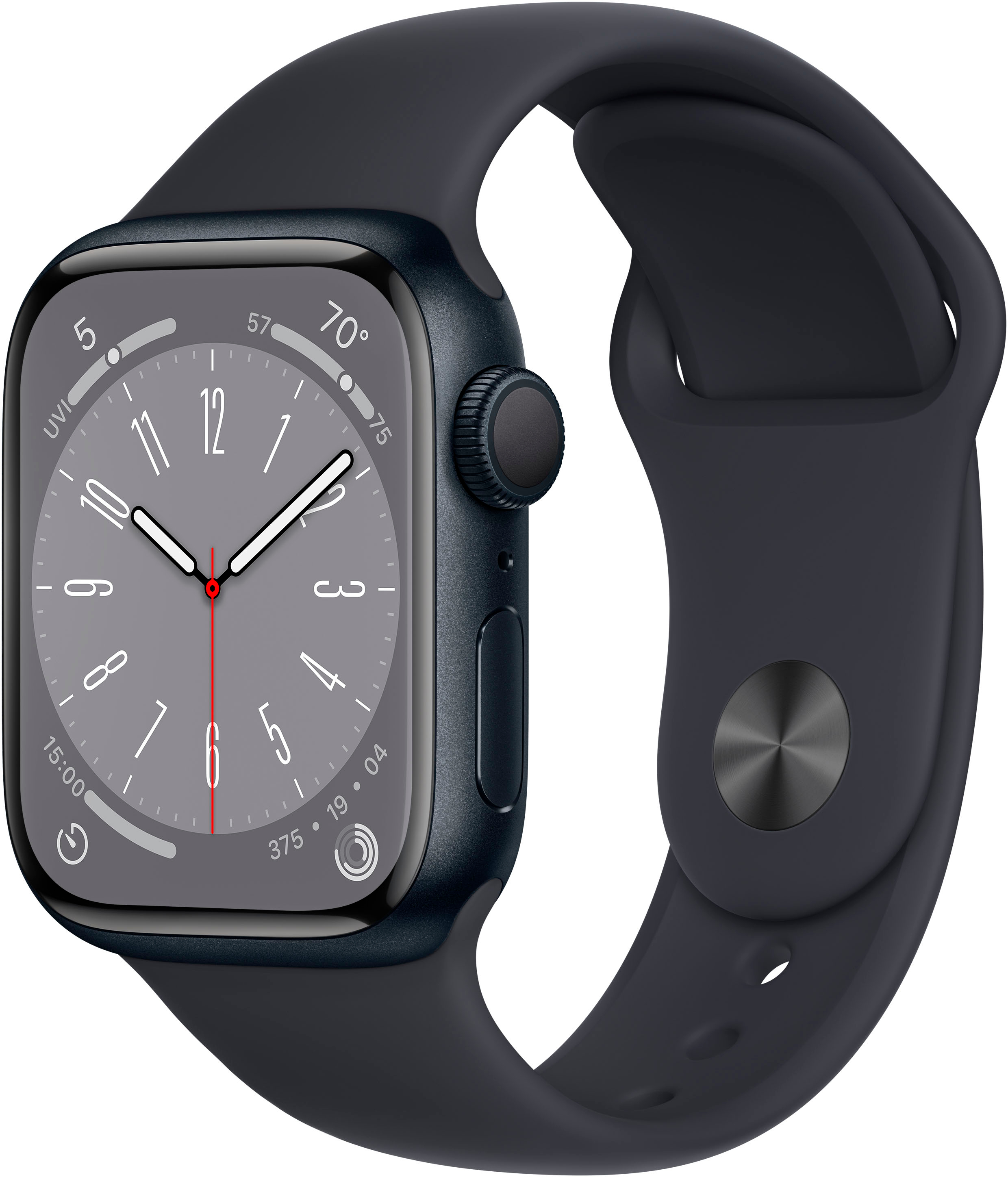 Apple Watch Series 8 (GPS) 41mm Aluminum Case with Midnight ...