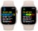 Alt View 4. Apple - Apple Watch Series 8 (GPS) 41mm Aluminum Case with Starlight Sport Band - S/M - Starlight.
