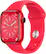 Front. Apple - Apple Watch Series 8 (GPS) 41mm Aluminum Case with (PRODUCT)RED Sport Band - M/L - (PRODUCT)RED.