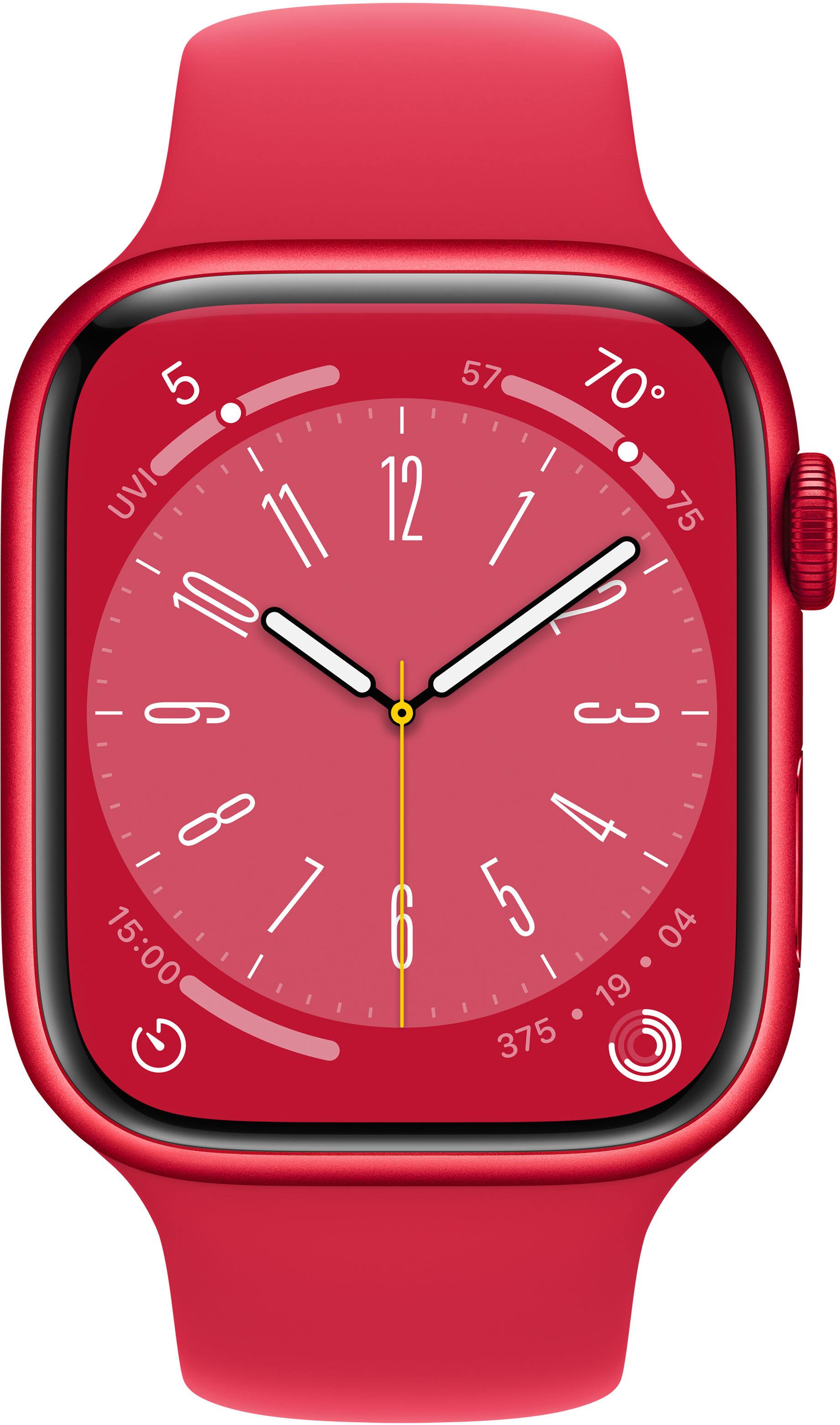 8 Watch Case Monogram Canvas - Red