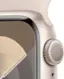 Alt View 12. Apple - Apple GS Cert Refurb Watch Series 9 (GPS) 41mm Starlight Aluminum Case with Starlight Sport Band with Blood Oxygen - S/M - Starlight.