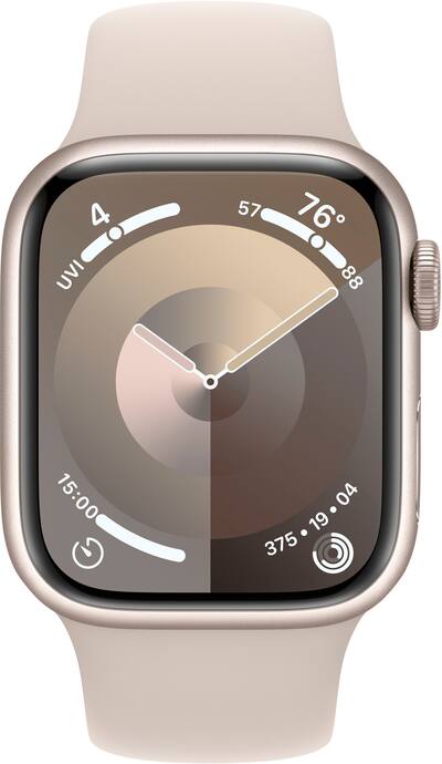 Apple Watch Series 9 (GPS) 41mm Starlight Aluminum Case with Apple Watch Series 9 (GPS) 41mm Starlight Aluminum Case with