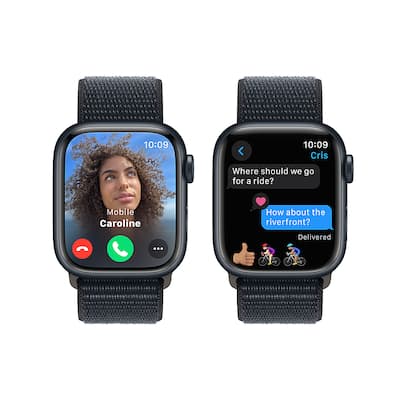 Apple Watch Series 9 (GPS) 41mm Midnight Aluminum Case with Apple Watch Series 9 (GPS) 41mm Midnight Aluminum Case with