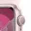 Alt View 12. Apple - Cert Refurb Watch Series 9 (GPS) 41mm Pink Aluminum Case with Light Pink Sport Band with Blood Oxygen - S/M - Pink.