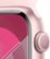Alt View 12. Apple - Apple Watch Series 9 (GPS) 41mm Pink Aluminum Case with Light Pink Sport Band with Blood Oxygen - S/M - Pink.