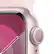 Alt View 12. Apple - Apple Watch Series 9 (GPS) 41mm Pink Aluminum Case with Light Pink Sport Band with Blood Oxygen - M/L - Pink.