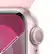 Alt View 12. Apple - Apple GS Cert Refurb Watch Series 9 (GPS) 41mm Pink Aluminum Case with Light Pink Sport Loop with Blood Oxygen - Pink.