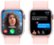 Alt View 15. Apple - Apple Watch Series 9 (GPS) 41mm Pink Aluminum Case with Light Pink Sport Loop with Blood Oxygen - Pink.