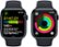 Alt View Zoom 17. Apple Watch Series 9 (GPS) 45mm Midnight Aluminum Case with Midnight Sport Band with Blood Oxygen - M/L - Midnight.