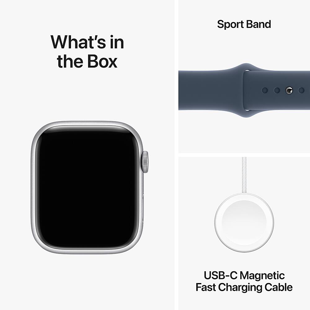 What's in the Box: Sport Band, USB-C Magnetic Fast Charging Cable