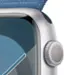 Alt View 12. Apple - Apple GS Cert Refurb Watch Series 9 (GPS) 45mm Silver Aluminum Case with Winter Blue Sport Loop with Blood Oxygen - Silver.