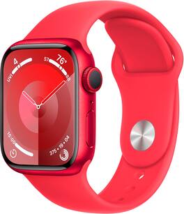 Apple GS Cert Refurb Watch Series 9 GPS 41mm PRODUCT RED Aluminum Case w PRODUCT RED Sport Band M/L PRODUCT RED 2023 - (PRODUCT)RED - (2023)