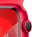 Alt View Zoom 12. Apple Watch Series 9 (GPS) 45mm (PRODUCT)RED Aluminum Case with (PRODUCT)RED Sport Band with Blood Oxygen - M/L - (PRODUCT)RED.