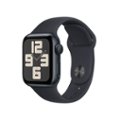 Apple Watch SE 2nd Generation (GPS) 40mm Midnight Aluminum Case with Midnight Sport Band - S/M - Midnight_0