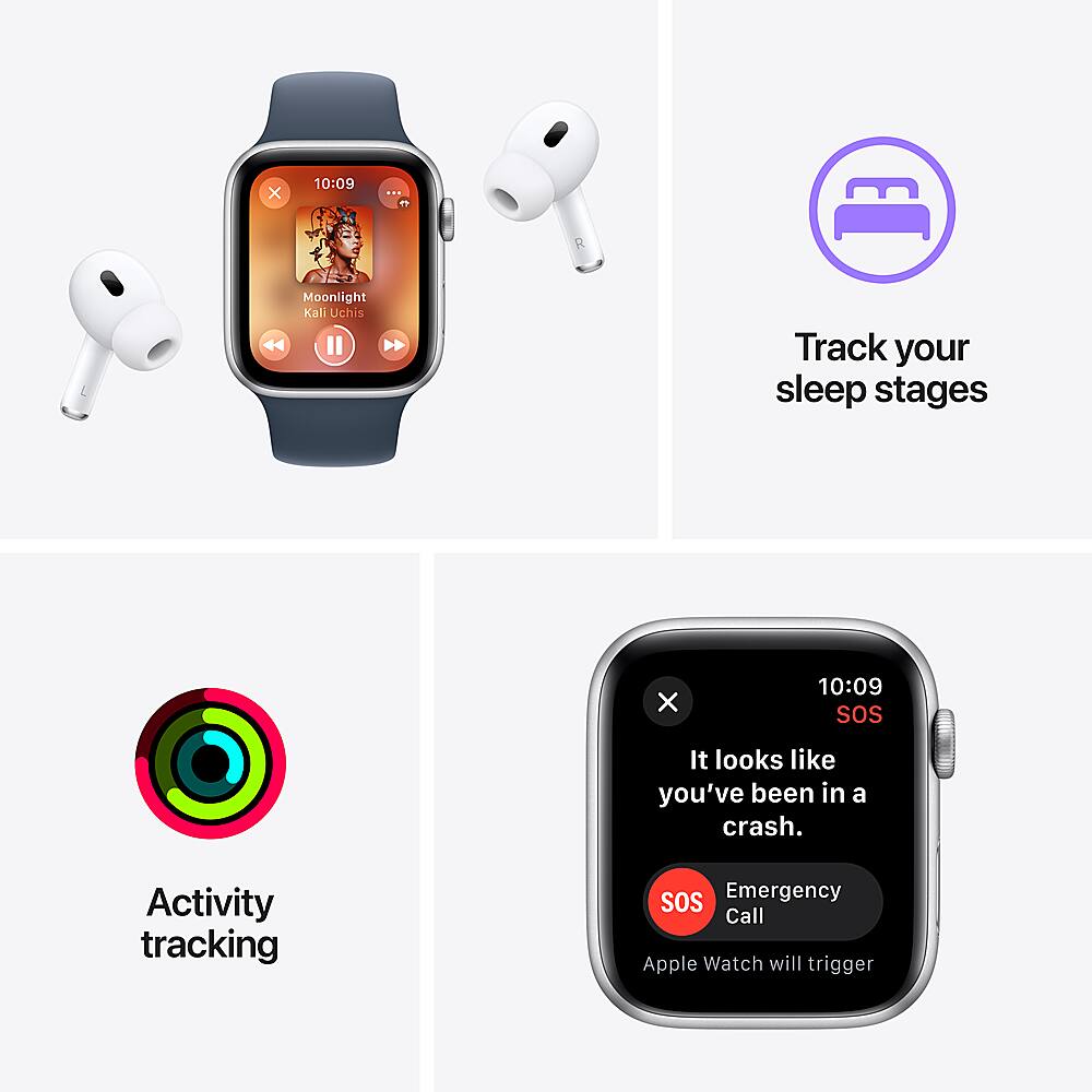 Group:
1. Activity tracking
2. Track your sleep stages
3. SOS Emergency Call
4. Apple Watch will trigger
Corrected text:
1. Activity tracking
2. Track your sleep stages
3. SOS Emergency Call
4. Apple Watch will trigger