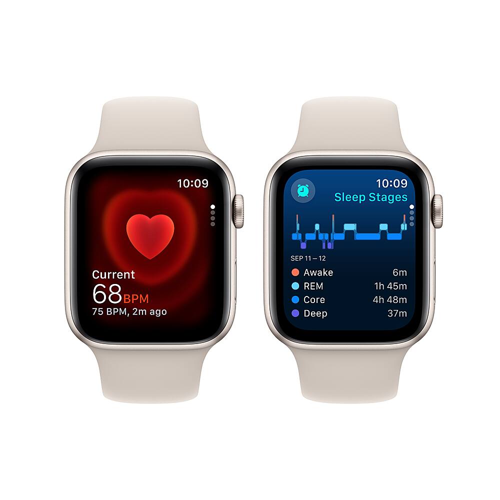 Apple Watch SE 2 44mm, GPS, Alumínio Starlight, Pulseira Esportiva  Starlight - OutletFone