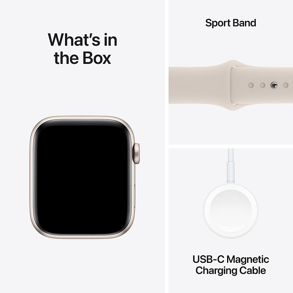 What's in the Box: Sport Band, USB-C Magnetic Charging Cable