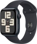 Apple Watch SE 2nd Generation (GPS) 44mm Midnight Aluminum Case with Midnight Sport Band - M/L - Midnight