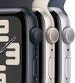 Alt View 12. Apple - Apple Watch SE 2nd Generation (GPS) 44mm Midnight Aluminum Case with Midnight Sport Band - M/L - Midnight.