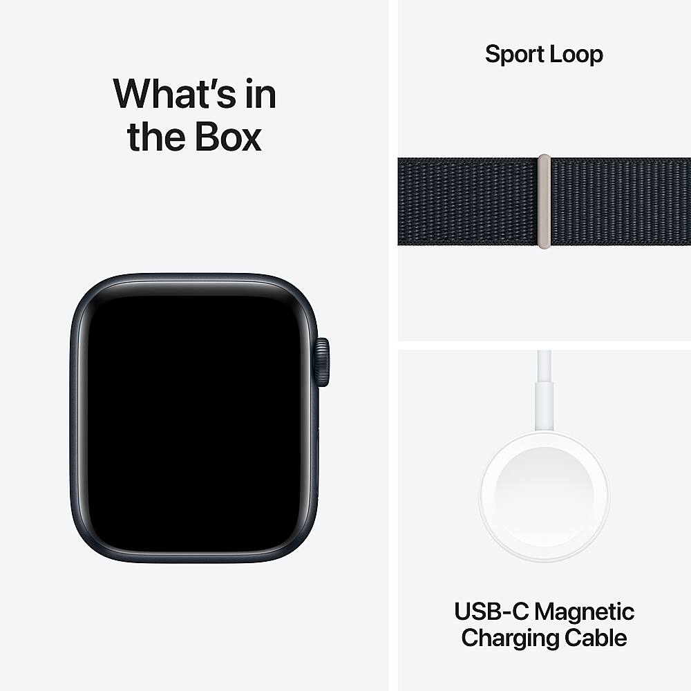 What's in the Box: Sport Loop, USB-C Magnetic Charging Cable