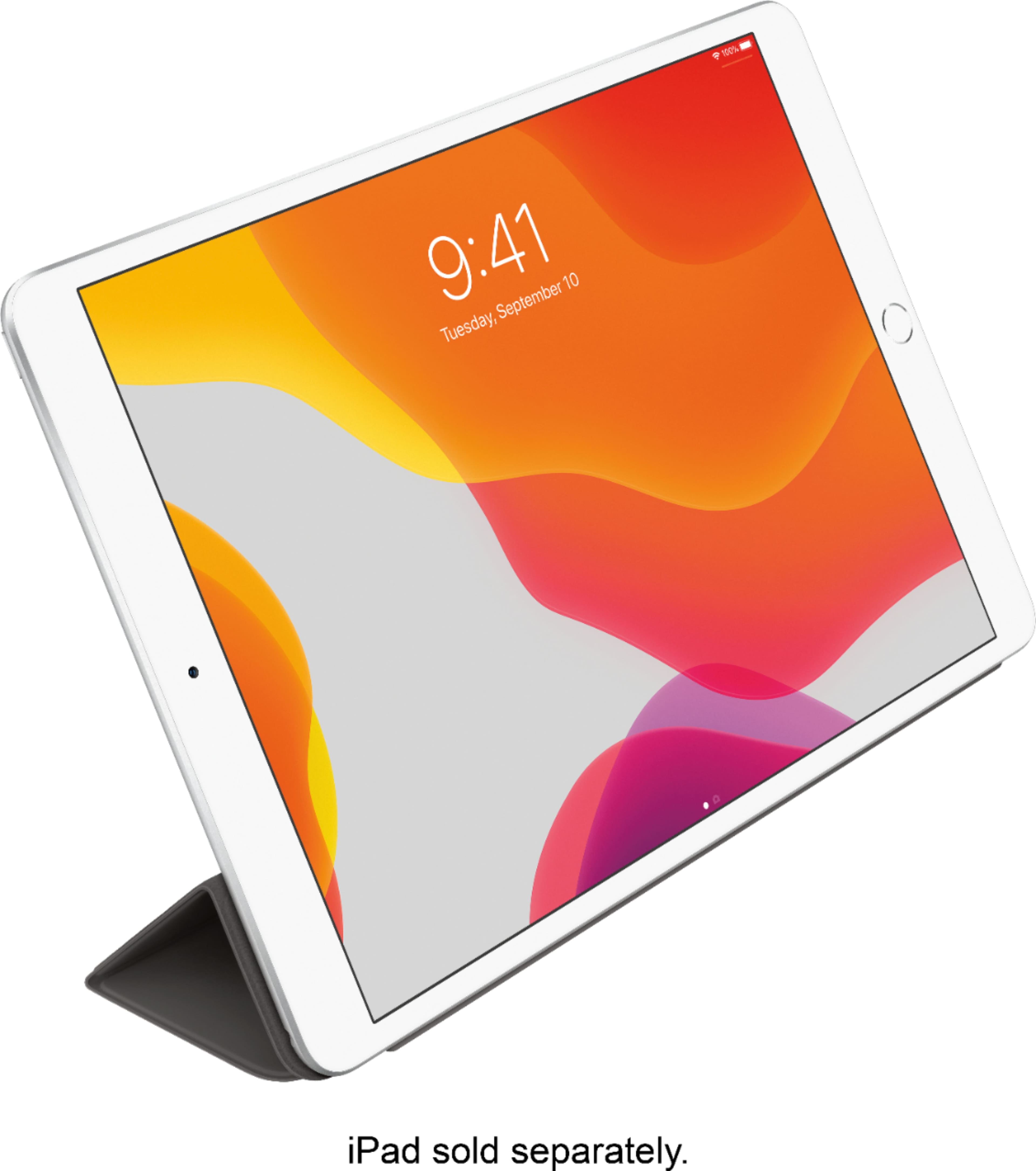 Alt View 12. Apple - Smart Cover for Apple® 10.5" iPad® Pro and iPad® Air and 10.2" (7th Generation 2019 and 9th Generation 2021) - Black.