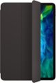 Front Zoom. Apple - Smart Folio for  11-inch iPad Pro (1st, 2nd, 3rd and 4th Generation) - Black.