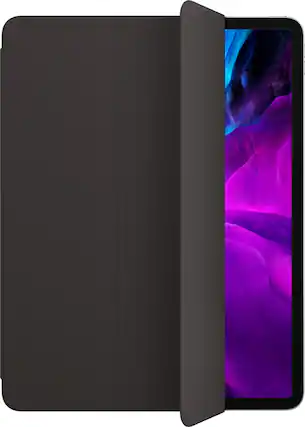 Front. Apple - Smart Folio for 12.9-inch iPad Pro (3rd, 4th, 5th, and 6th generation) - Black.