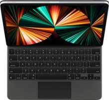 Apple - Magic Keyboard for 12.9-inch iPad Pro (3rd, 4th, or 5th Generation) - Black - Front_Zoom