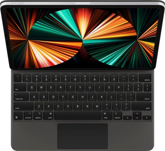 Apple - Magic Keyboard for 12.9-inch iPad Pro (3rd, 4th, or 5th Generation) - Black