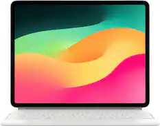 Front. Apple - Magic Keyboard for iPad Air 13" (M2) - White.