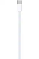 Apple - USB-C Woven Charge Cable (1m) - White - Front_Zoom