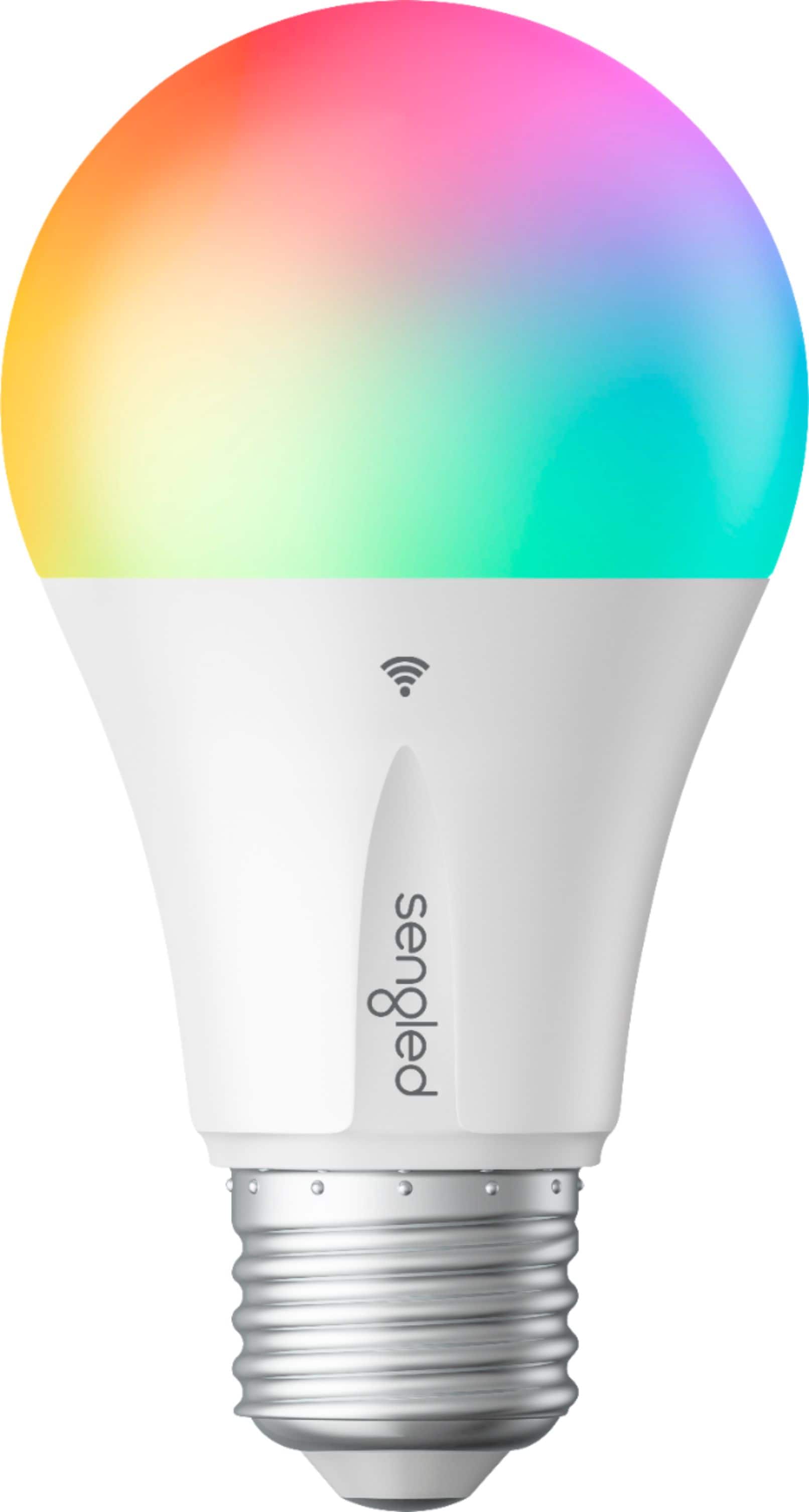Front. Sengled - Smart Wi-Fi LED A19 Bulb - Multicolor.