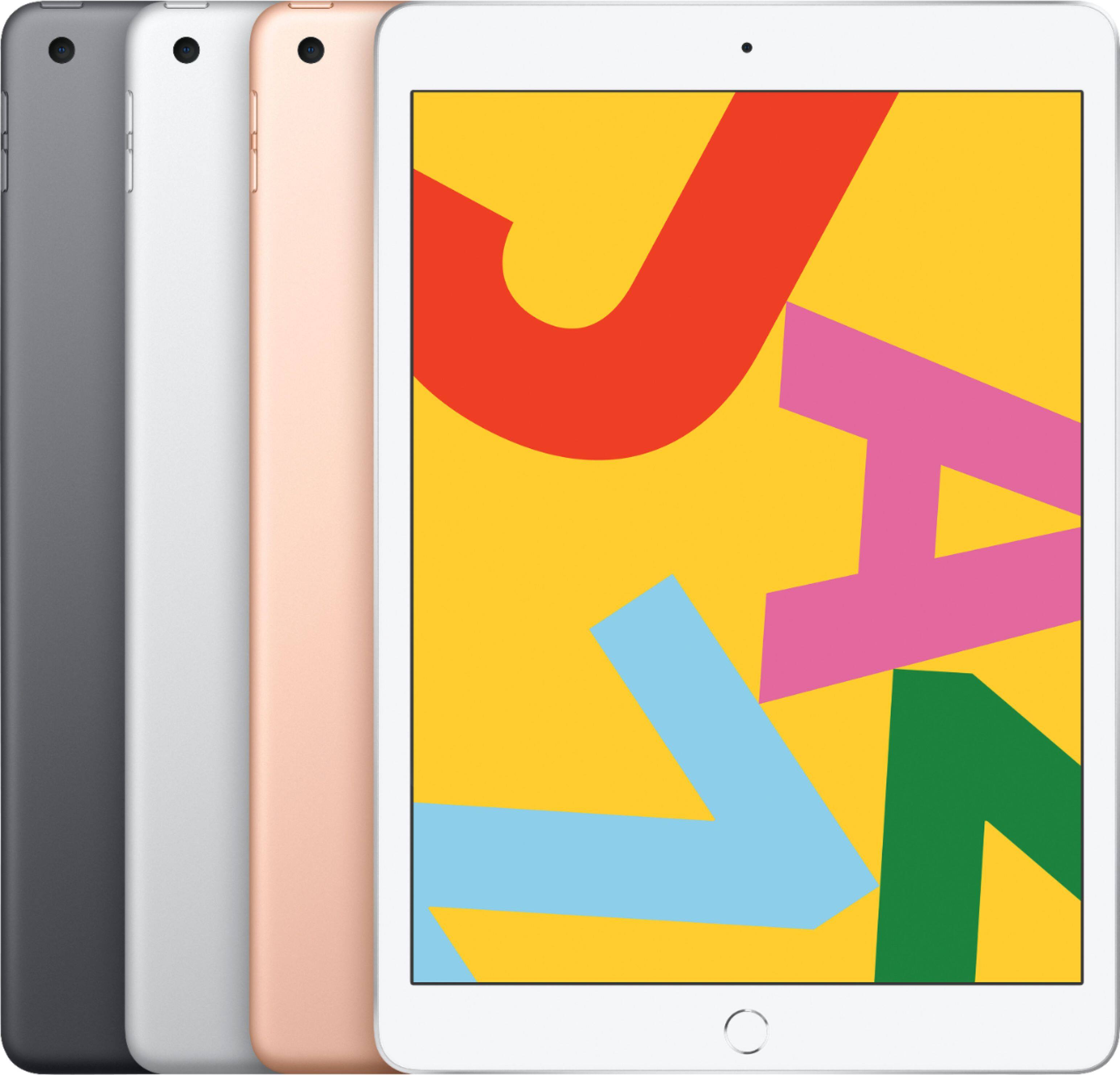 Alt View 15. Apple - iPad (7th Gen) with Wi-Fi + Cellular - 32GB (Unlocked) - Space Gray.