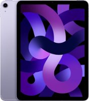 Apple - 10.9-Inch iPad Air - Latest Model - (5th Generation) with Wi-Fi + Cellular - 256GB - Purple (Unlocked) - Front_Zoom