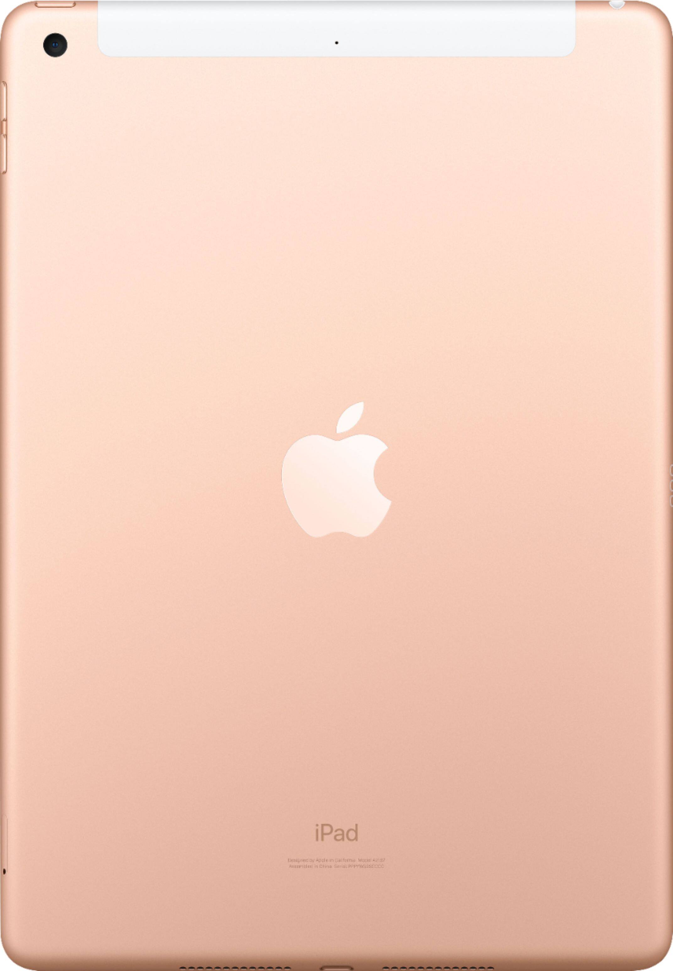 Back. Apple - iPad (Latest Model) with Wi-Fi + Cellular - 128GB (Unlocked).