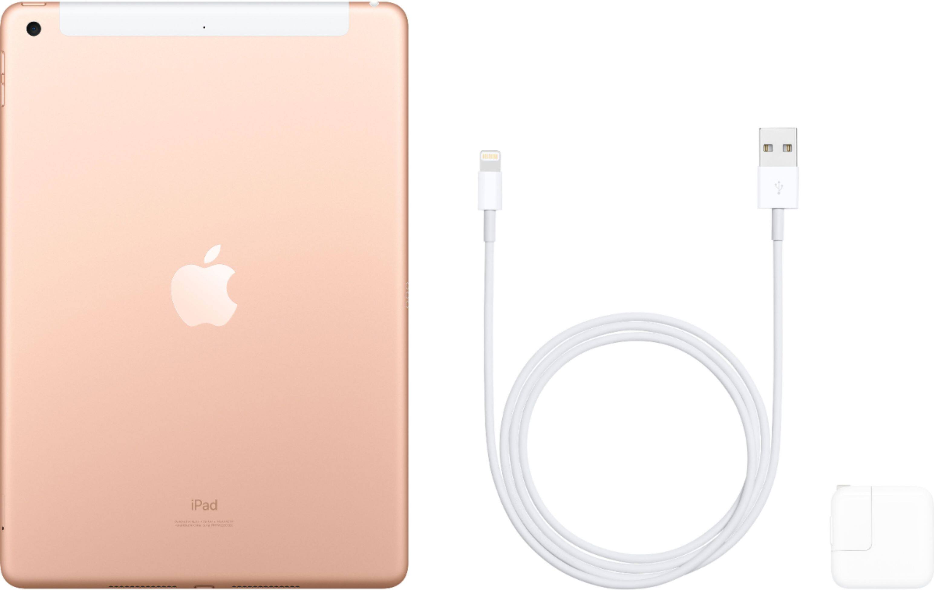 Alt View 16. Apple - iPad (Latest Model) with Wi-Fi + Cellular - 128GB (Unlocked).