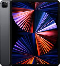 Front. Apple - 12.9-Inch iPad Pro with Wi-Fi + Cellular - 256GB (Unlocked) - Space Gray.