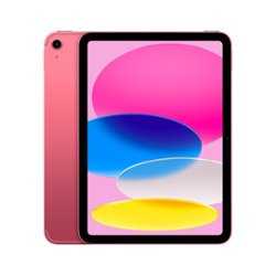 Apple - 10.9-Inch iPad (Latest Model) with Wi-Fi + Cellular - 64GB - Pink (Unlocked) - Front_Zoom