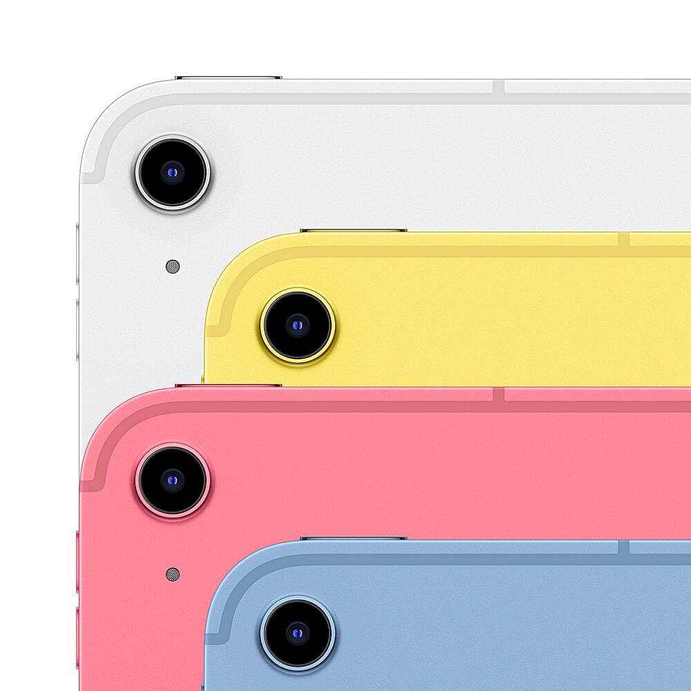 Alt View 1. Apple - 10.9-Inch iPad - Latest Model - (10th Generation) with Wi-Fi + Cellular - 256GB - Pink.