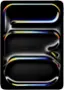 Alt View 1. Apple - 11-inch iPad Pro M4 chip  Wi-Fi + Cellular 1TB with OLED Nano Texture Glass - Space Black.