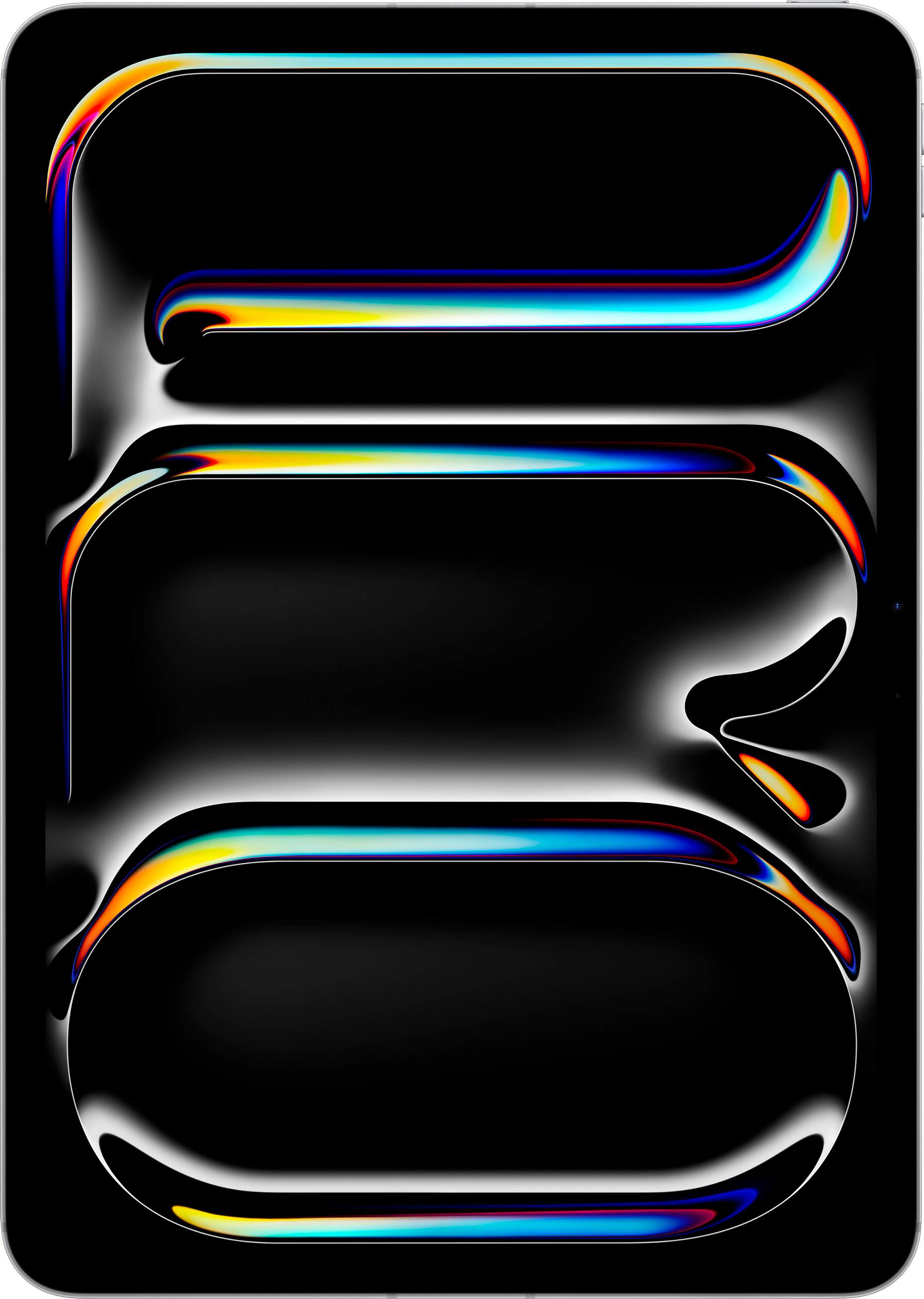 Alt View 1. Apple - 11-inch iPad Pro M4 chip  Wi-Fi + Cellular 1TB with OLED - Silver.