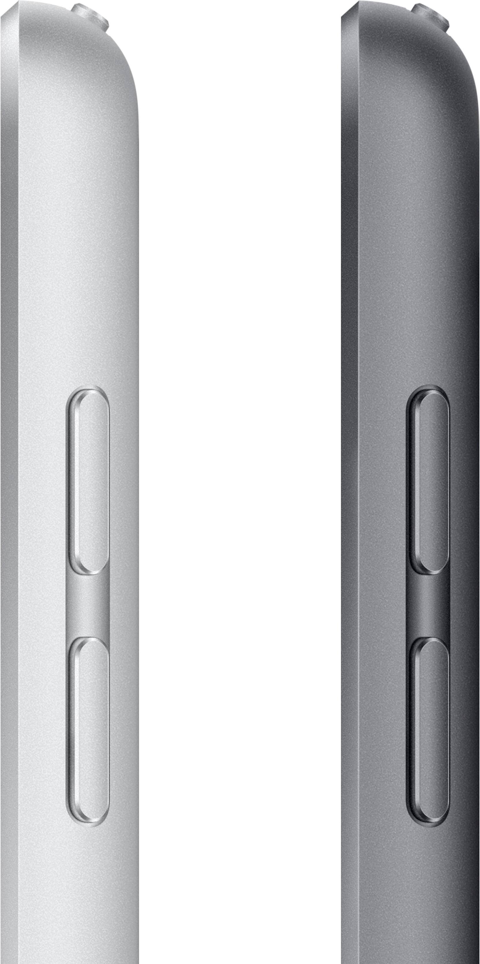 Alt View 14. Apple - Geek Squad Certified Refurbished 10.2-Inch iPad (9th Generation) with Wi-Fi + Cellular - 256GB - Silver.