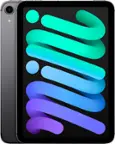 Front. Apple - iPad mini (6th Generation) Wi-Fi + Cellular - 64GB - Space Gray.