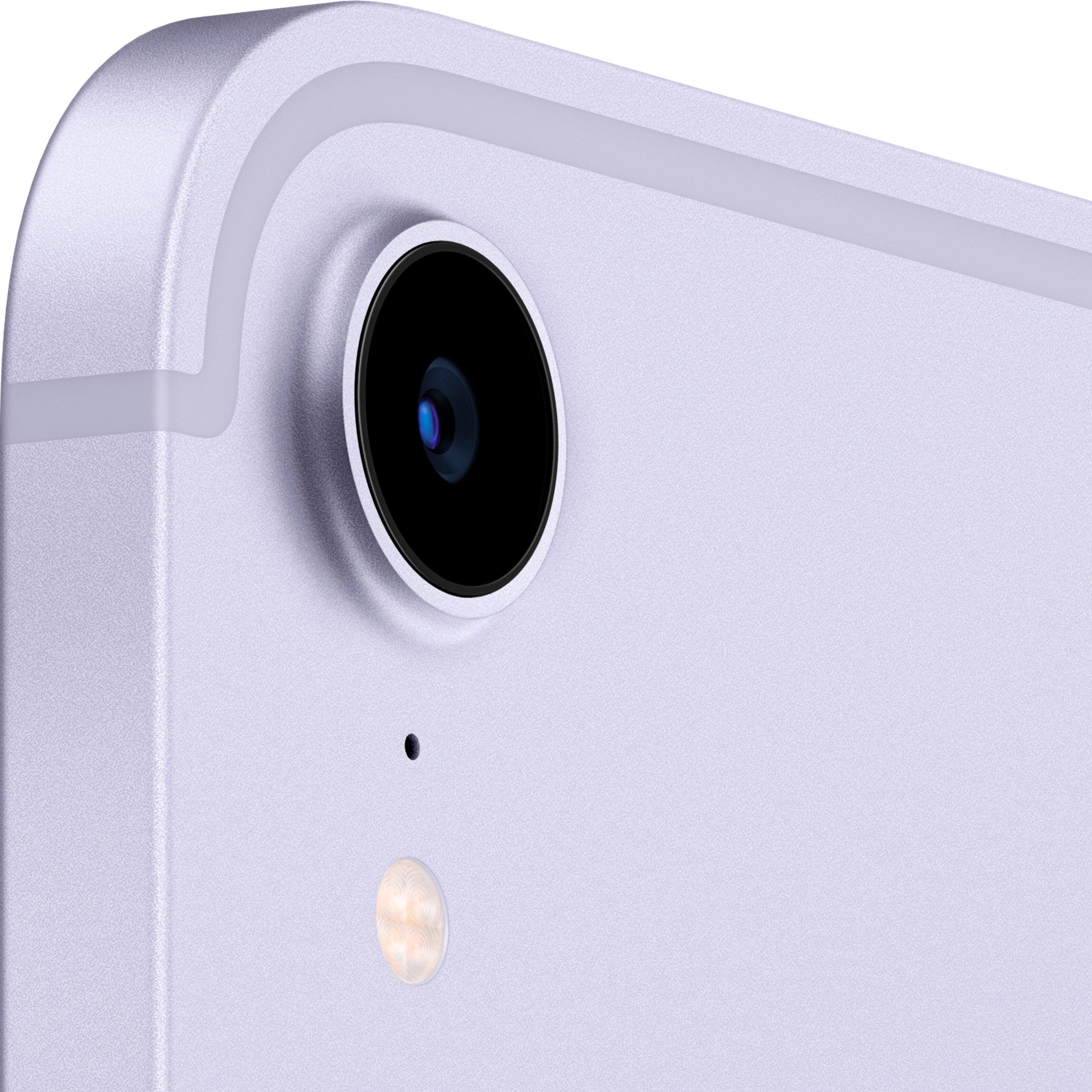 Alt View 12. Apple - Geek Squad Certified Refurbished iPad mini (6th Generation) Wi-Fi + Cellular - 256GB - Purple.