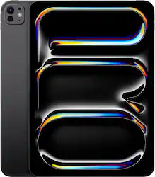 Apple - 11-inch iPad Pro M4 chip Built for Apple Intelligence Wi-Fi + Cellular 512GB with OLED - Space Black (Unlocked) - Back_Zoom