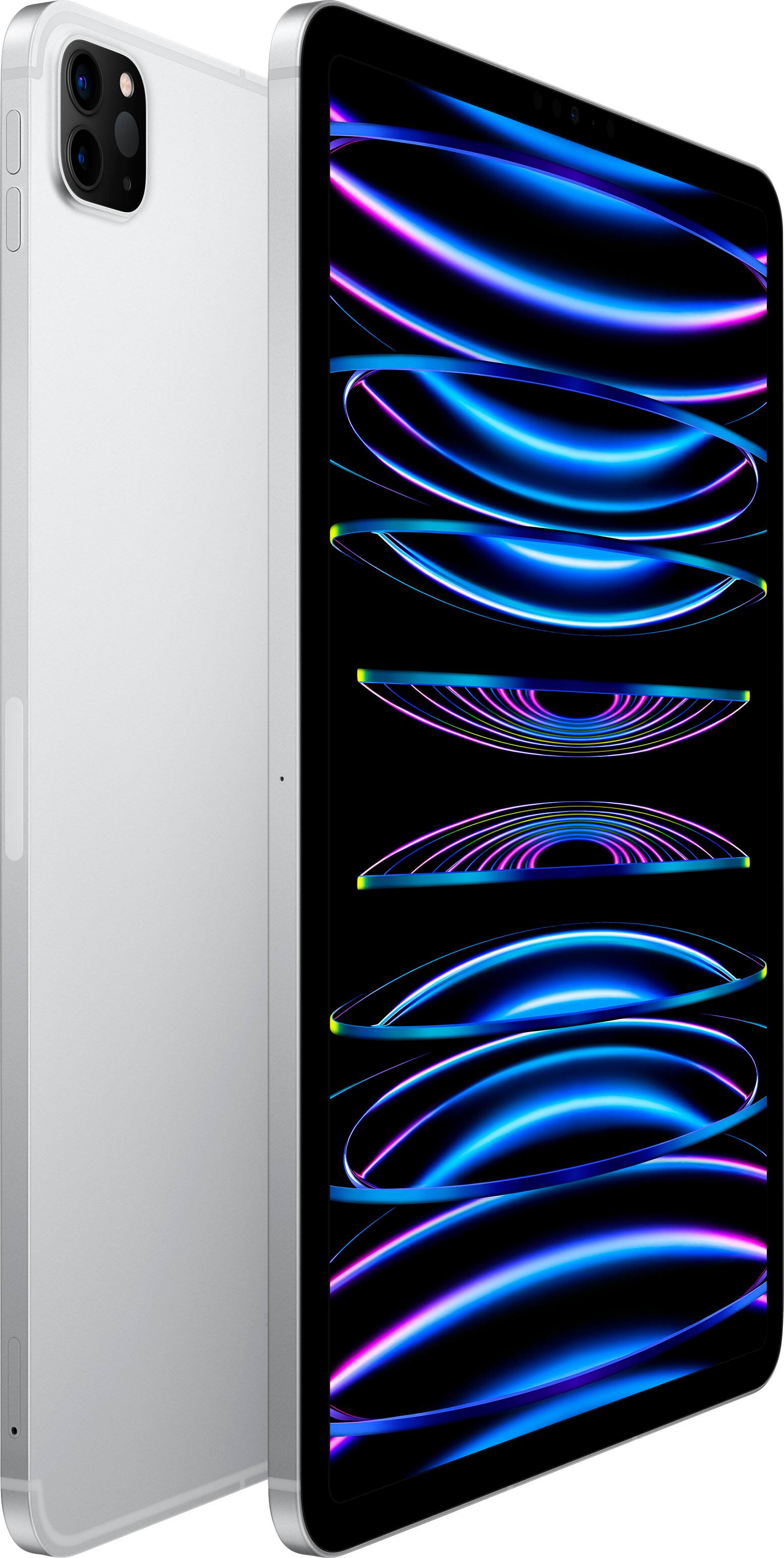 Back. Apple - 11-Inch iPad Pro with Wi-Fi + Cellular - 512GB - Space Gray.