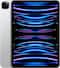 Apple - 11-Inch iPad Pro (4th Generation) M2 chip Wi-Fi + Cellular - 512GB - Silver (Unlocked)-Front_Standard