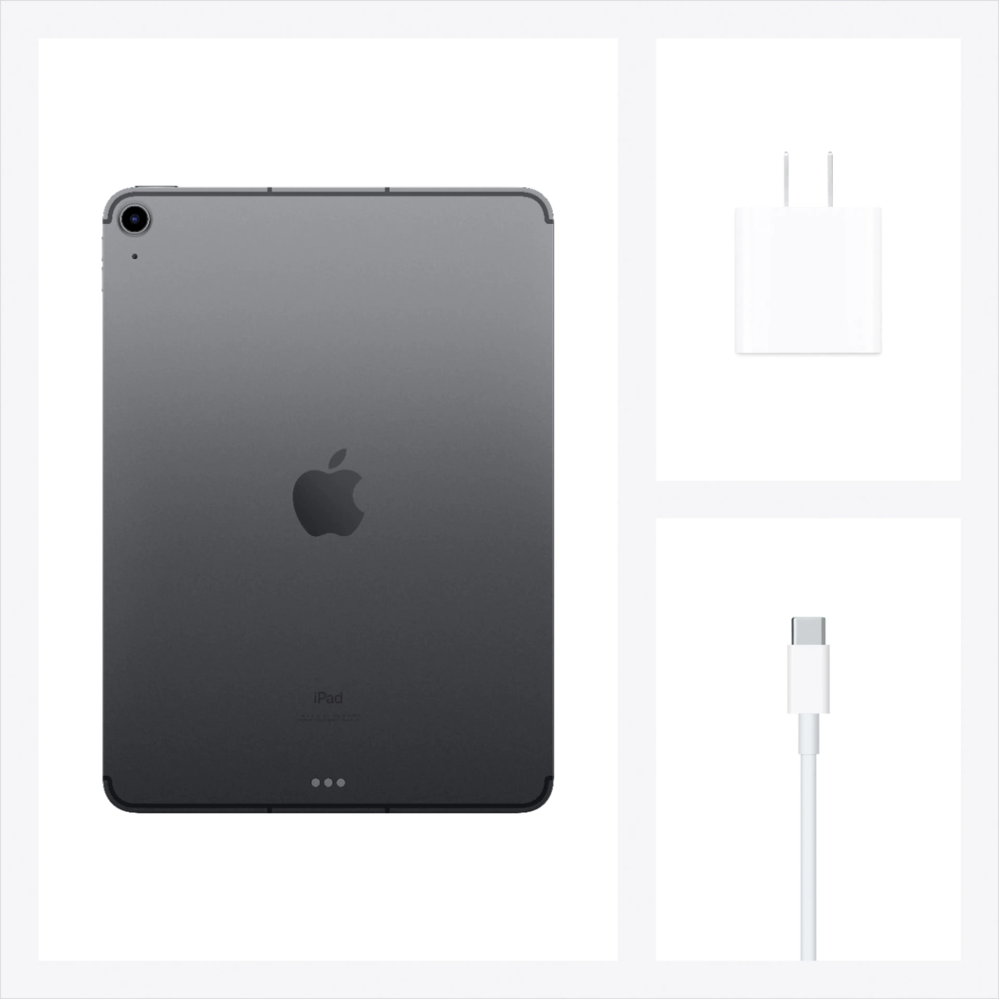 Alt View 14. Apple - 10.9-Inch iPad Air  - (4th Generation) with Wi-Fi + Cellular - 256GB.