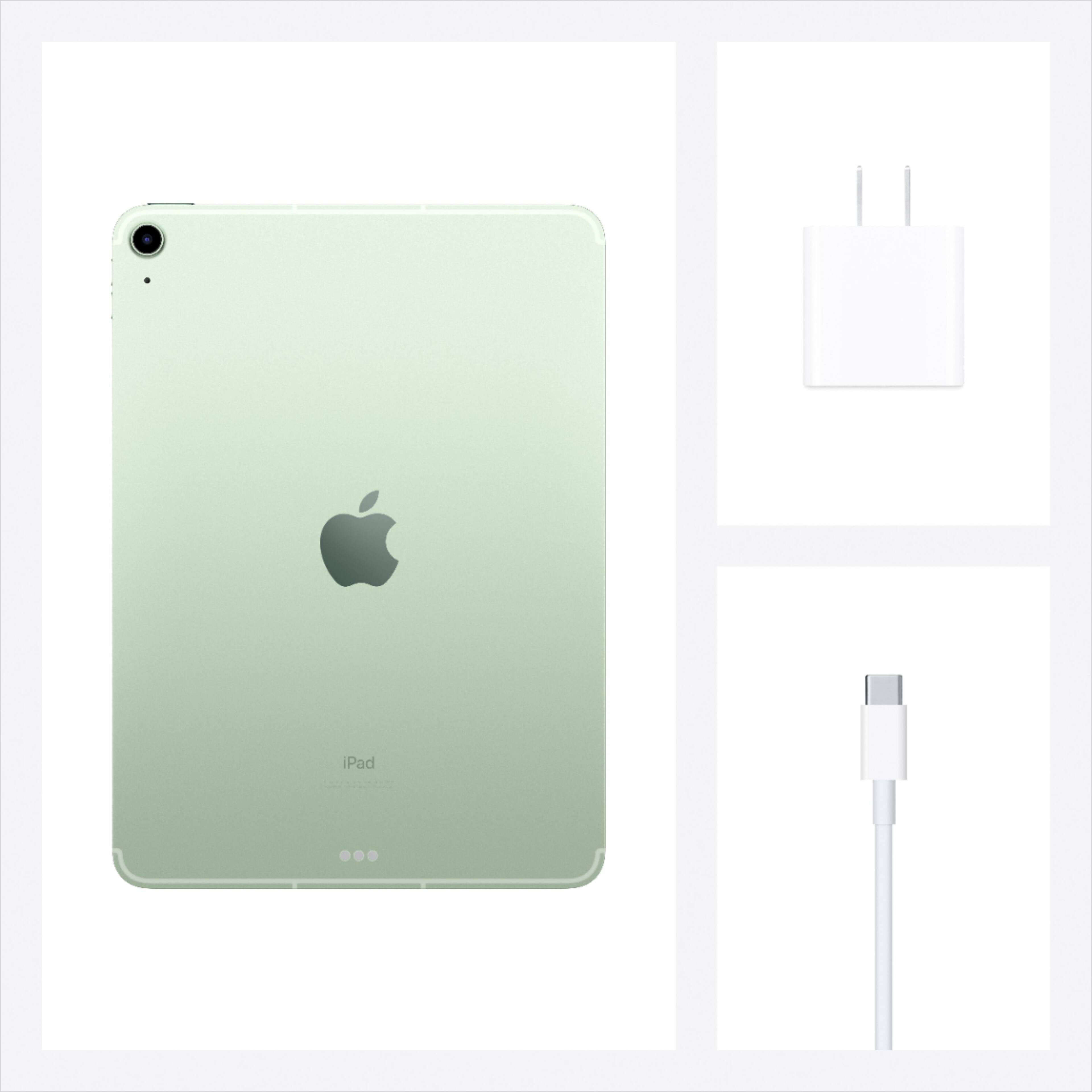 Alt View 14. Apple - 10.9-Inch iPad Air - (4th Generation) with Wi-Fi + Cellular - 256GB.