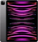 Front. Apple - 12.9-Inch iPad Pro (6th Generation) M2 Wi-Fi + Cellular - 128GB - Space Gray.